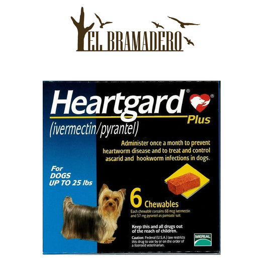 CARDOMEC/HEARTGARD PLUS 11K 68MG (AZUL) 6X1TB