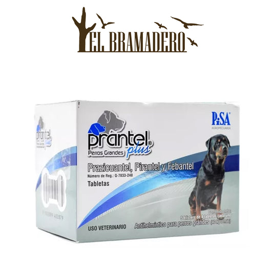 PRANTEL PLUS PERRO GRANDE CAJA C/20 TAB